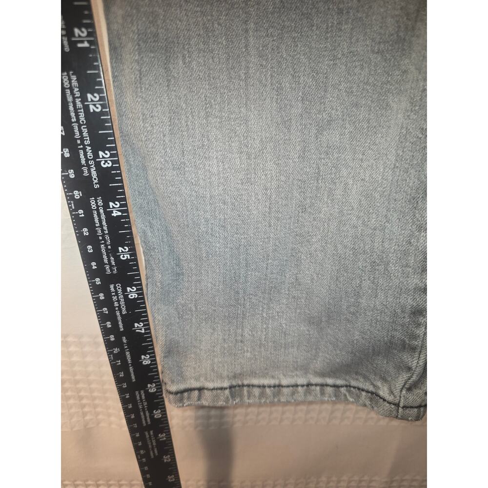 Levi's 514 jeans mens size 32x32 gray denim cowboy straight leg 7208 USED - Picture 5 of 9